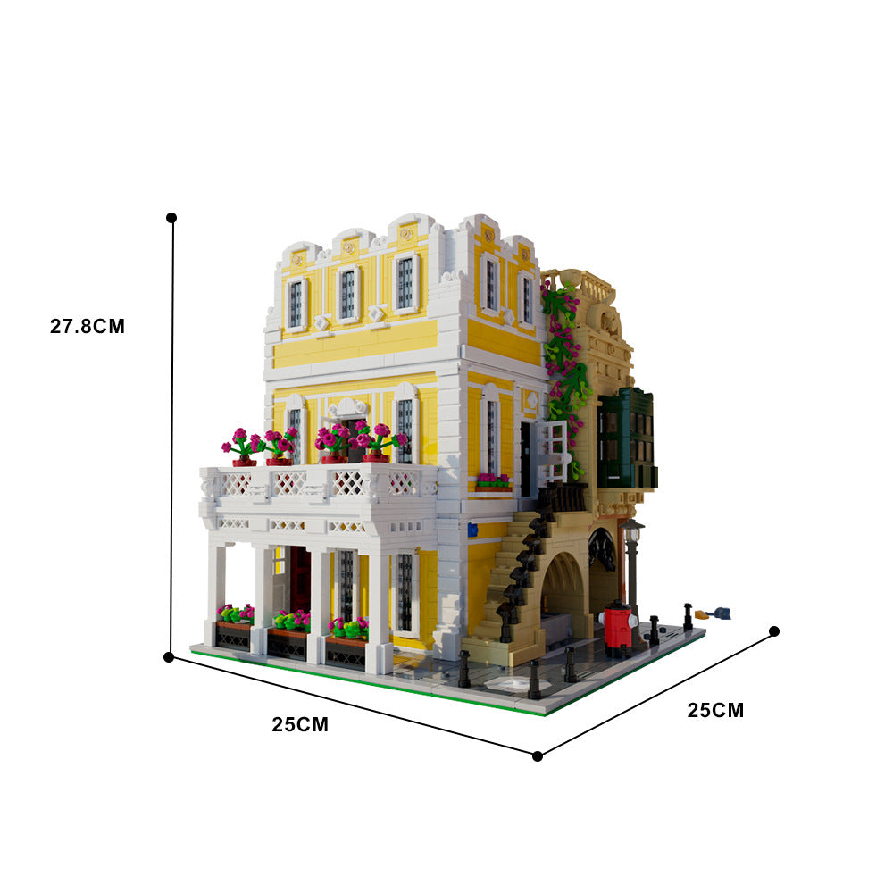 Florentine Palazzo Building Kit | LEGO-Compatible MOC - 4