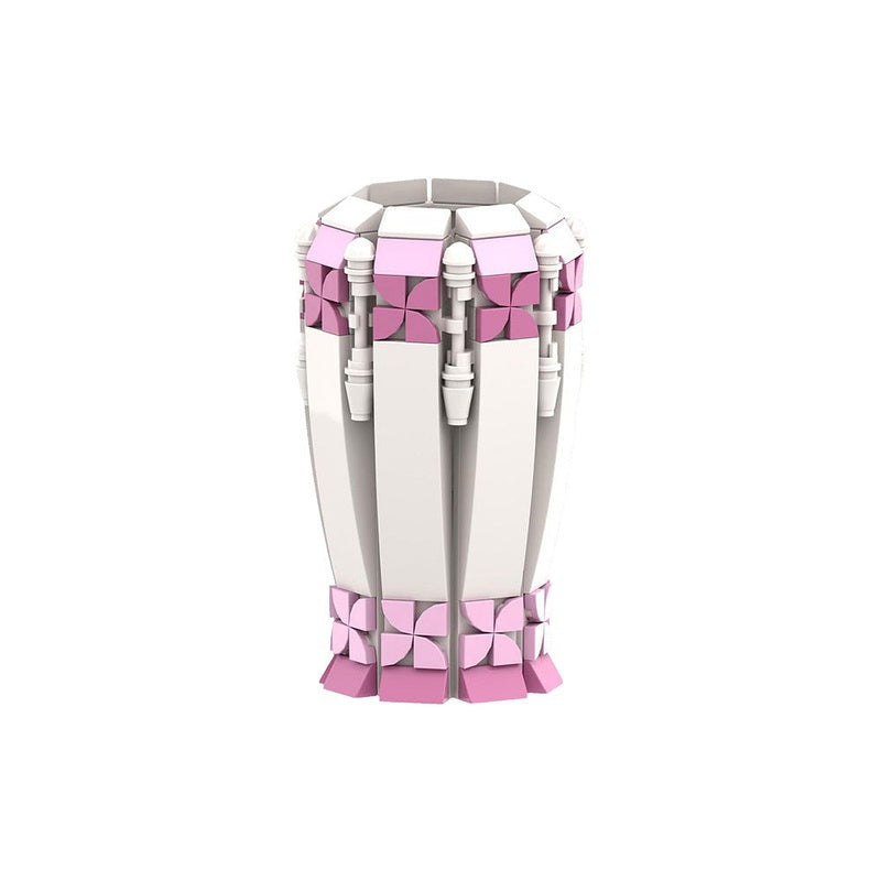 Flower Vase MOC Building Kit | Sunflower, Rose & Tulip Display Model - 7
