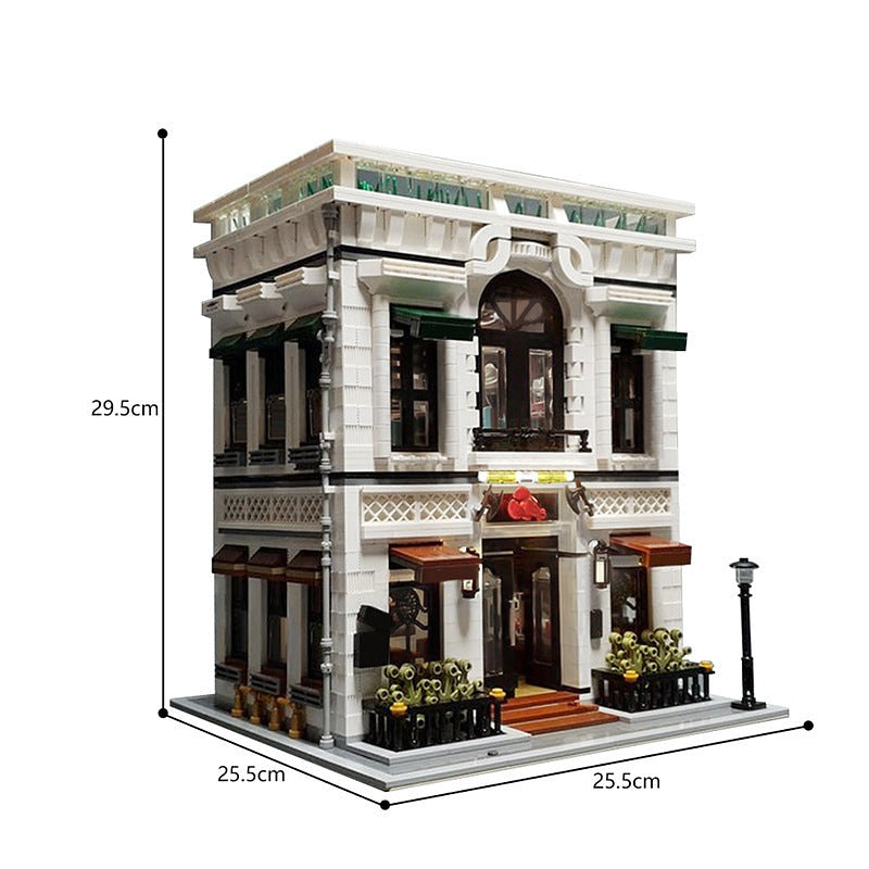 Flying Lobster Seafood Restaurant MOC Building Kit Urban Modular Design - 4