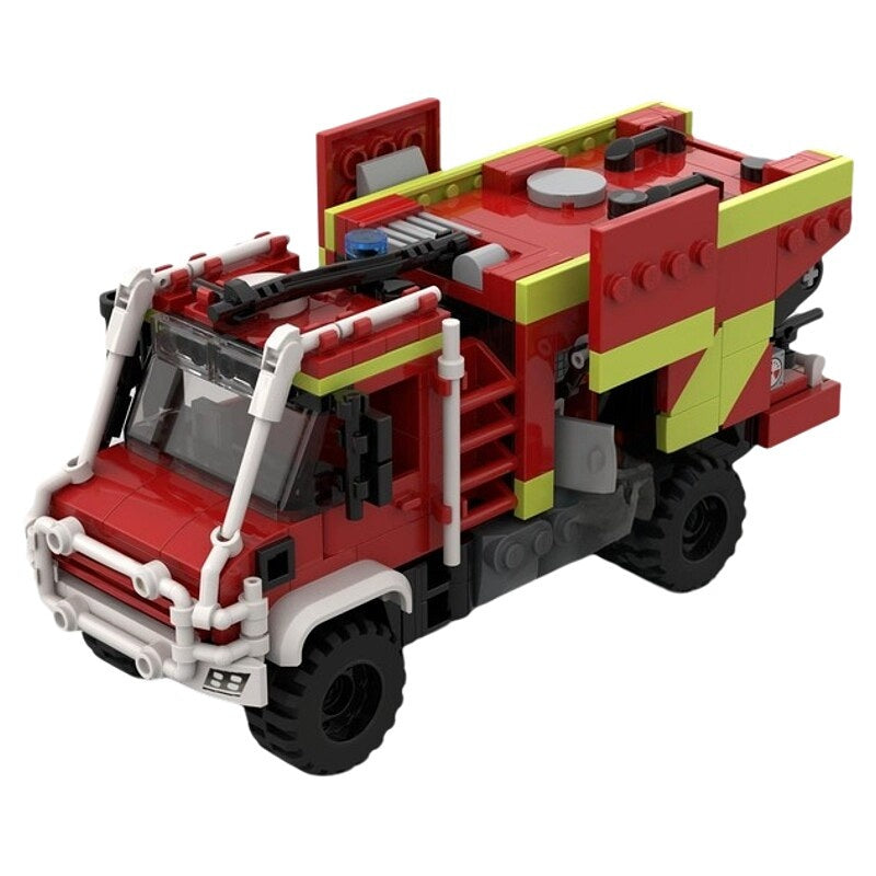 Forest Fire Rescue Truck MOC Building Kit - 1