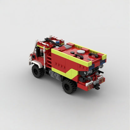 Forest Fire Rescue Truck MOC Building Kit - 2