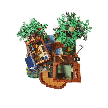 Forest Lookout MOC Building Kit | Woodland Tower Architecture Model - 3
