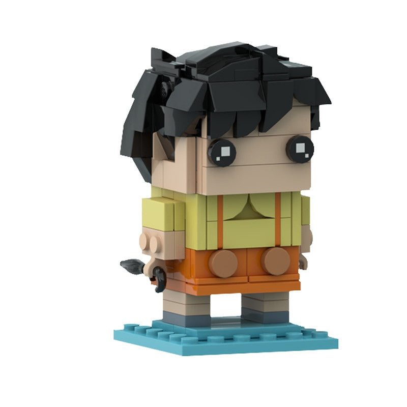 Forest Spirit Trio Cube Character MOC Building Kit - 2