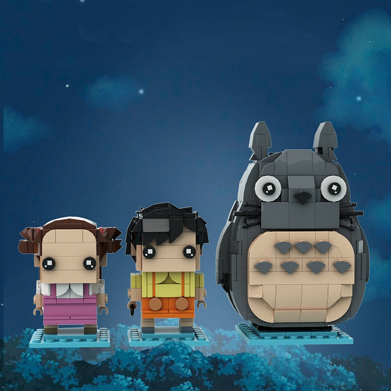 Forest Spirit Trio Cube Character MOC Building Kit - 3