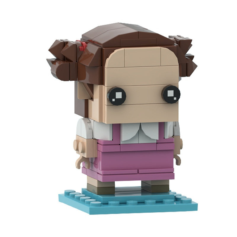 Forest Spirit Trio Cube Character MOC Building Kit - 4