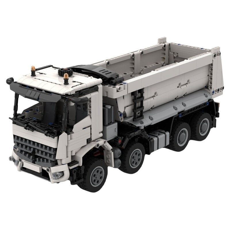 Four-Axle Heavy-Duty Tipper Truck MOC Building Kit - 3