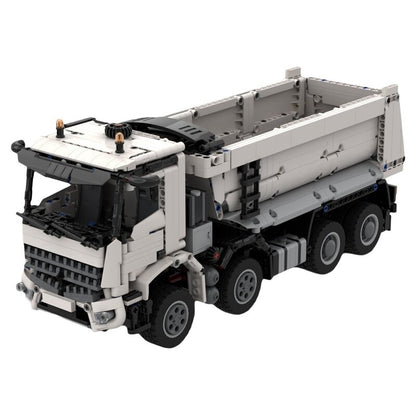 Four-Axle Heavy-Duty Tipper Truck MOC Building Kit - 3