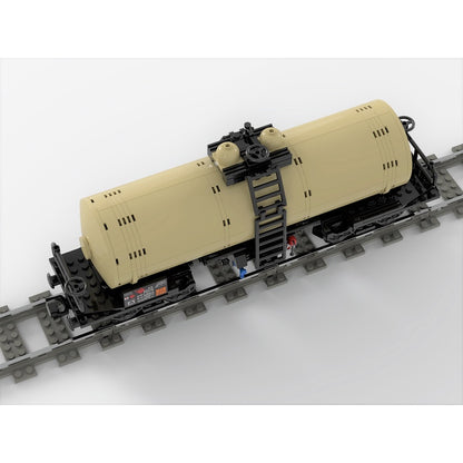 Four-Axle Railway Tank Wagon MOC Building Kit - 3
