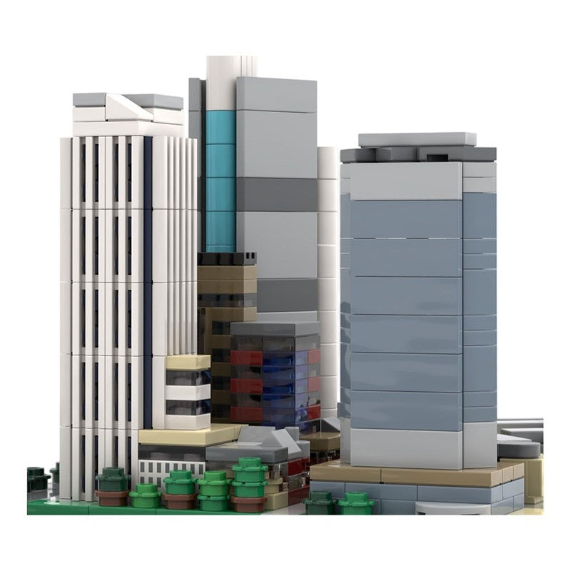 Frankfurt Neue Mainzer Strasse Skyline Building Kit | LEGO-Compatible MOC - 3