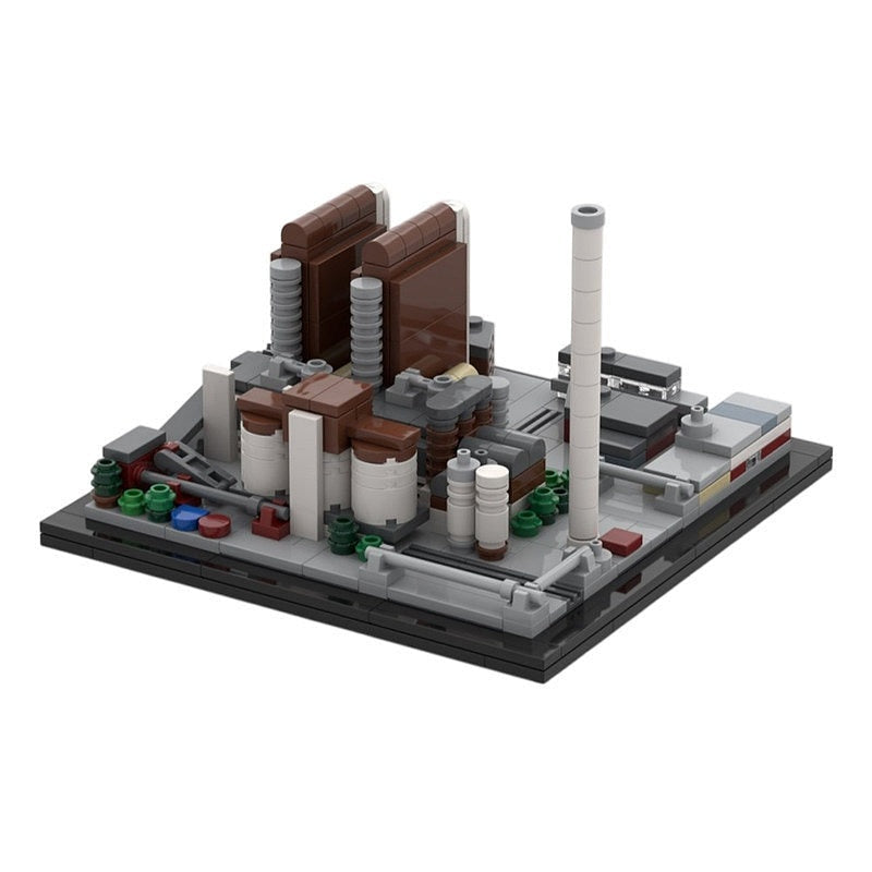 Frankfurt Power Plant Industrial Skyline MOC Building Kit - 3