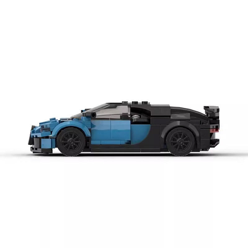 French Hypercar Pur Sport MOC Building Kit | 8-Wide Vehicle Model - 3