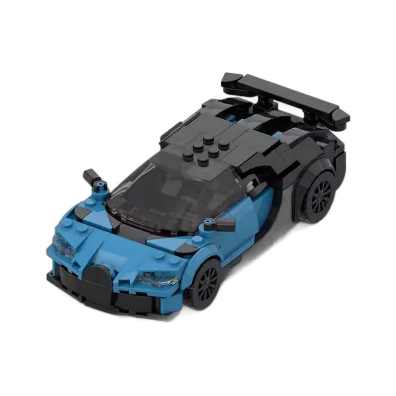 French Hypercar Pur Sport MOC Building Kit | 8-Wide Vehicle Model - 5