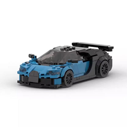 French Hypercar Pur Sport Style Building Kit | 8-Wide LEGO-Compatible MOC - 1