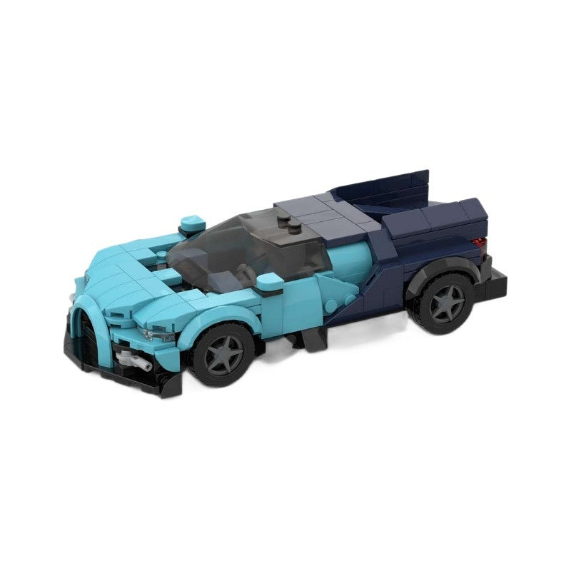French V16 1775HP Hypercar Building Kit | LEGO-Compatible MOC - 5