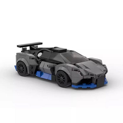French Widebody Hypercar Racing Coupe MOC Building Kit | 8-Wide Model - 1