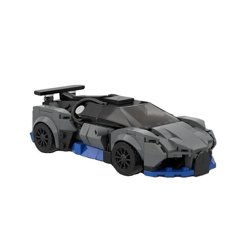 French Widebody Hypercar Racing Coupe MOC Building Kit | 8-Wide Model - 3