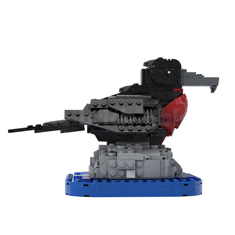 Frigatebird Bird MOC Building Kit | Realistic Seabird Model - 3