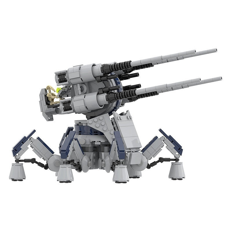 Futuristic Anti-Aircraft Artillery MOC Building Kit Sci-Fi Defense Model - 1