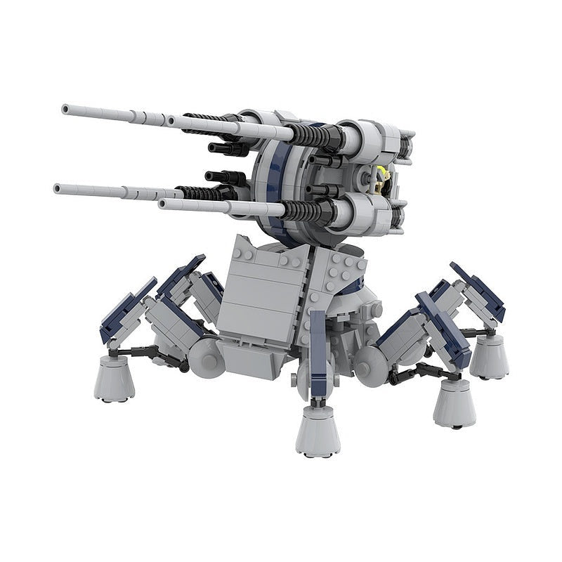Futuristic Anti-Aircraft Artillery MOC Building Kit Sci-Fi Defense Model - 3