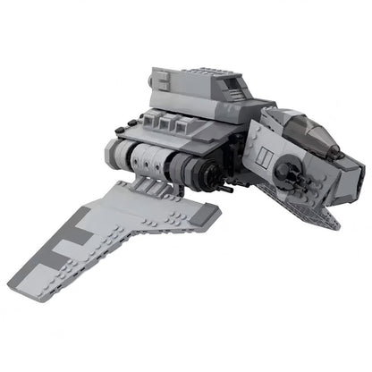Futuristic Attack Shuttle MOC Building Kit | Sci-Fi Spacecraft Model - 6