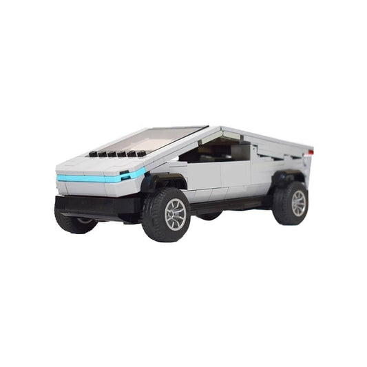 Futuristic Cyber Pickup Truck Building Kit | LEGO-Compatible MOC - 1