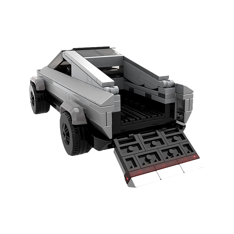 Futuristic Cyber Pickup Truck Building Kit | LEGO-Compatible MOC - 2