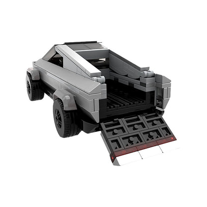 Futuristic Cyber Pickup Truck Building Kit | LEGO-Compatible MOC - 2