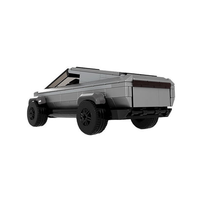 Futuristic Cyber Pickup Truck Building Kit | LEGO-Compatible MOC - 3