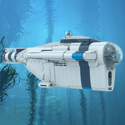 Futuristic Deep-Sea Exploration Submarine MOC Building Kit - 3