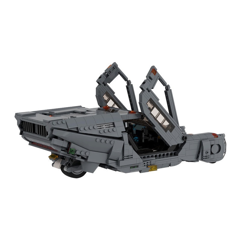 Futuristic Flying Patrol Vehicle Building Kit | LEGO-Compatible MOC - 3