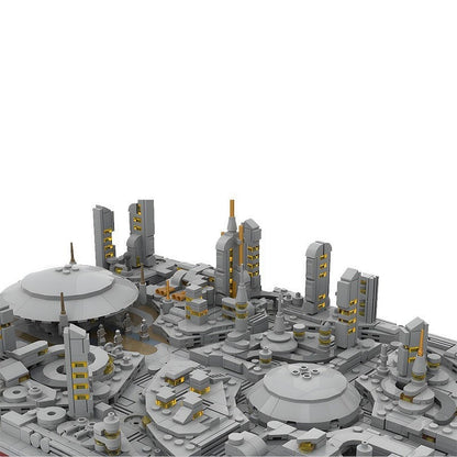Futuristic Galactic Senate City MOC Diorama Building Kit - 2