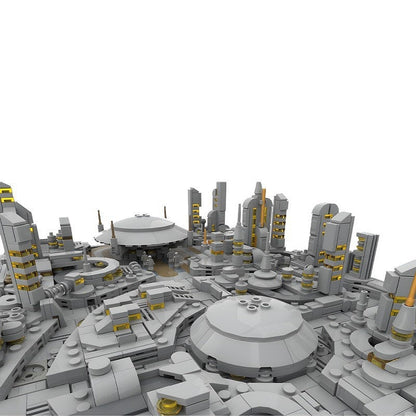 Futuristic Galactic Senate City MOC Diorama Building Kit - 3