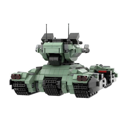 Futuristic Heavy Multi-Track Battle Tank MOC Building Kit - 3