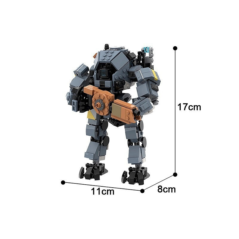 Futuristic Ion-Class Battle Mech MOC Building Kit | Robot Model - 3