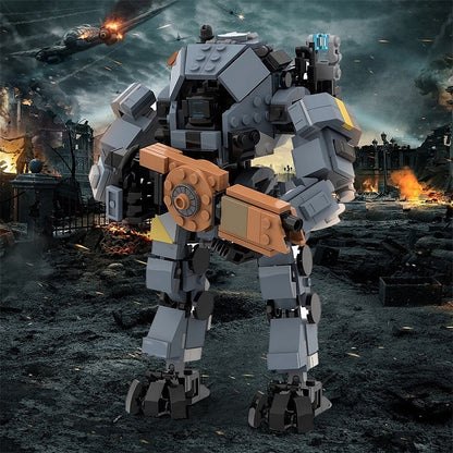 Futuristic Ion-Class Battle Mech MOC Building Kit | Robot Model - 4