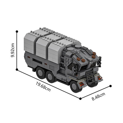 Futuristic Military Truck MOC Building Kit | Advanced Tactical Vehicle - 4