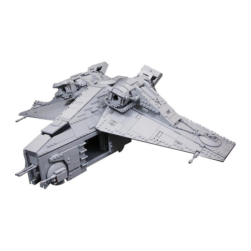 Futuristic Orbital Assault Gunship MOC Building Kit - 1