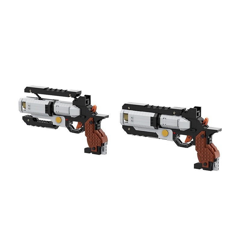 Futuristic Space Revolver Building Kit | LEGO-Compatible MOC - 2
