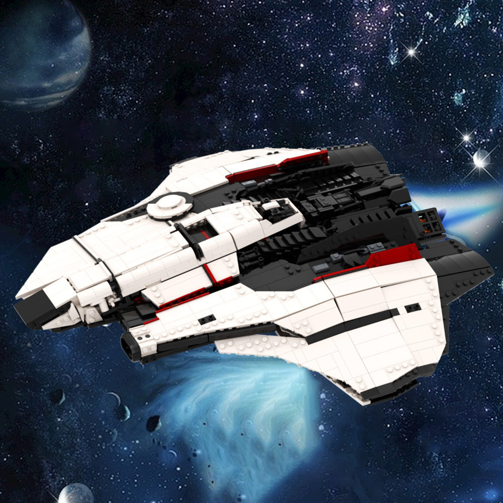 Futuristic Spacefighter Crusader Mercury MOC Building Kit | Compatible MOC - 2