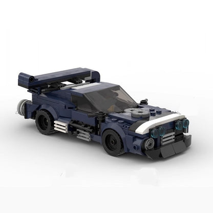 Futuristic Speeder Race Car Building Kit | LEGO-Compatible MOC - 1