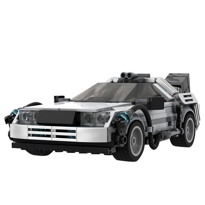 Futuristic Time Travel Car MOC Building Kit | Sci-Fi Vehicle Model - 1