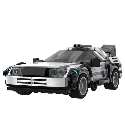 Futuristic Time Travel Car MOC Building Kit | Sci-Fi Vehicle Model - 1