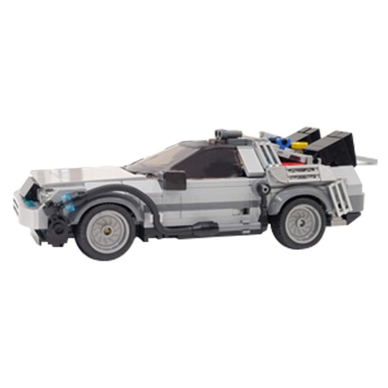 Futuristic Time Travel Car MOC Building Kit | Sci-Fi Vehicle Model - 2