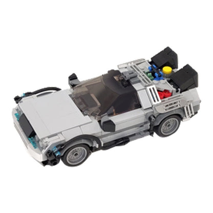 Futuristic Time Travel Car MOC Building Kit | Sci-Fi Vehicle Model - 4