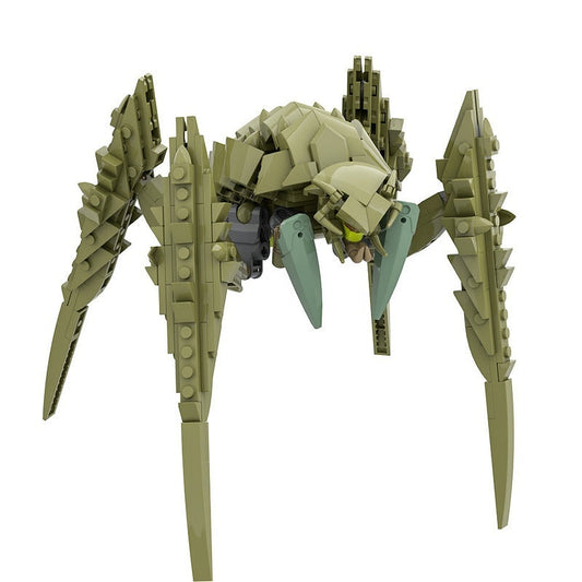 Galactic Alien Bug Boss MOC Building Kit | Sci-Fi Monster Figure - 1