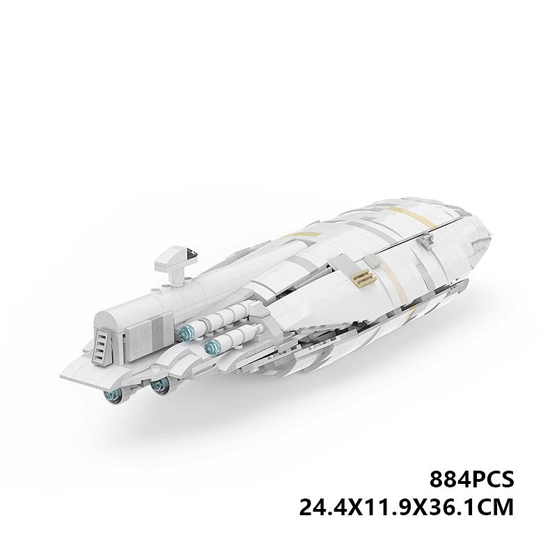 Galactic Alliance Medium Cargo Transport Building Kit | LEGO-Compatible MOC - 4