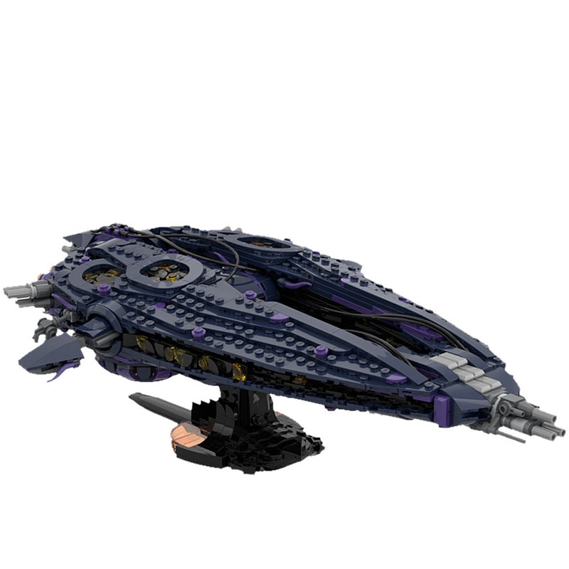Galactic Bio-Organic Hive Capital Ship Building Kit | Midi Scale | LEGO-Compatible MOC - 4