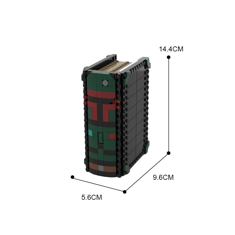 Galactic Bounty Hunter Pop-Up Book Building Kit | LEGO-Compatible MOC - 1