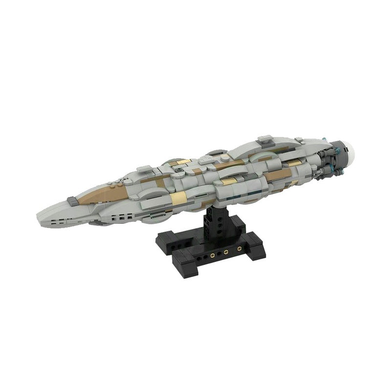 Galactic Command Capital Ship  Building Kit | 1:4000 Scale | LEGO-Compatible MOC - 2
