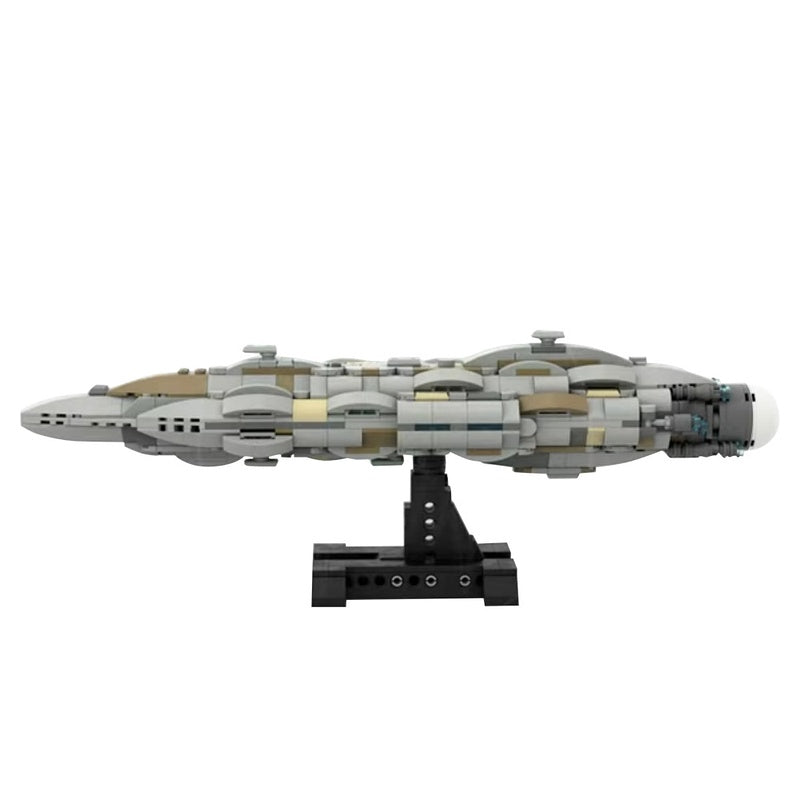 Galactic Command Capital Ship  Building Kit | 1:4000 Scale | LEGO-Compatible MOC - 5
